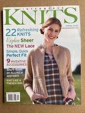 Interweave Knits Spring 2009 Magazine Designs Knitting Pattern