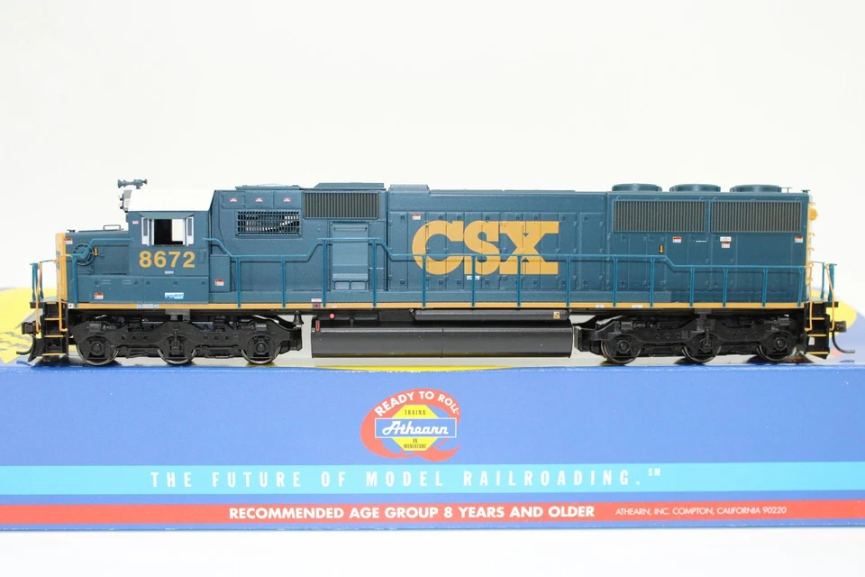 Athearn HO Scale CSX EMD SD50 Diesel Locomotive #8672 DCC Ready 8071 - Image 2 of 4