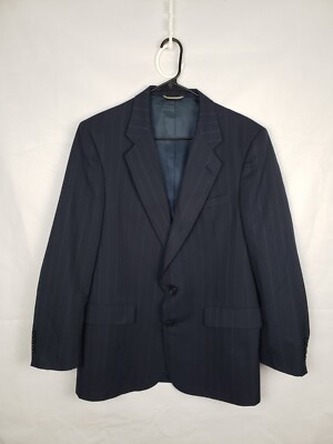 Christian Dior Monsieur Mens Blazer Suit Jacket Navy 2-Button Sz