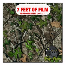 Hydrographic film True Timber HTC Green 50% hydro dipping 7' x 20" hydro dip