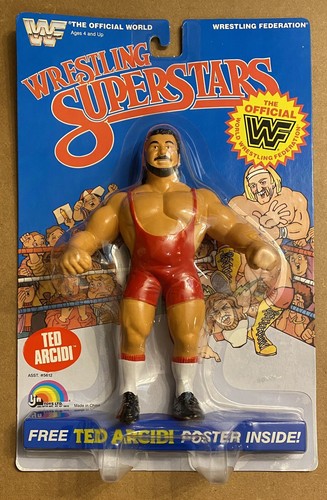 Vintage 1985 LJN WWF TED ARCIDI WWE MOC HIGH GRADE...