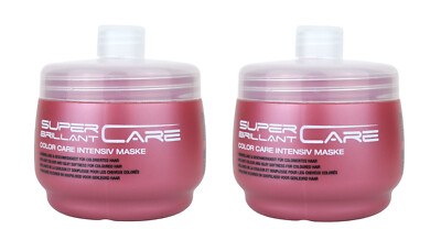 2x 500ml Super Brillant Care Color Maske Farbschutzkur SB Care HairHaus