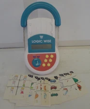 Electronic Handheld Game - 1995 Tiger ED Logic Wise Education Game - TESTED