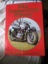 The BSA Competition History by Norman Vanhouse (Hardcover, 1986)