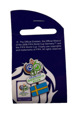 FIFA WM 2006 - Germany - Pin Badge Fussball Worldcup 06 Schweden #1003