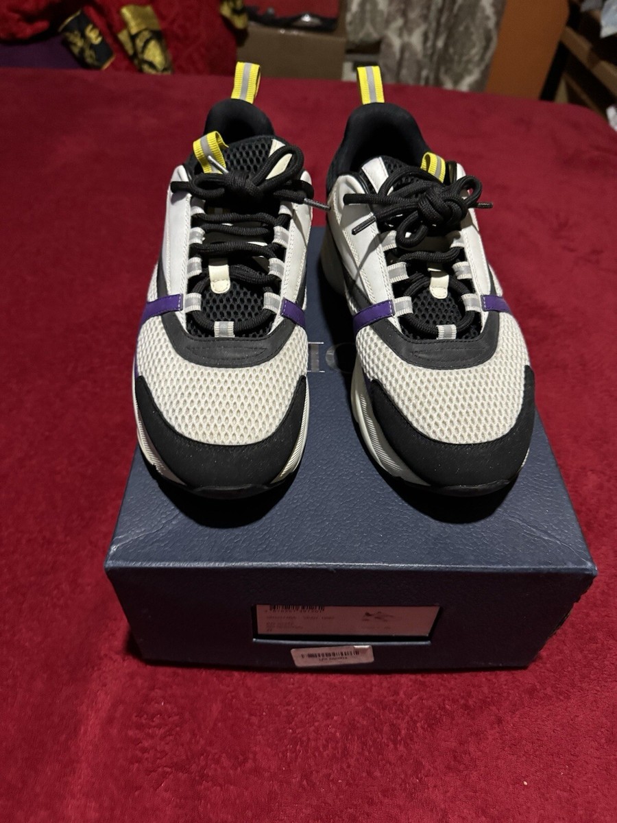Size 43 (10 US) - Dior B22 Reflective Sneaker Lakers 'Purple