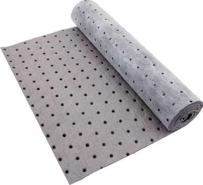 AllStar Absorbent Pad Mat 15 x 60'' Perforated Roll - All Fluid Oil Coolant Water