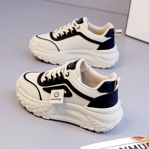 2025 Damen höhenverstärkende vielseitige kleine Sportschuhe mit dicken Sohlen - Bild 9 von 17