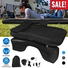 Inflatable Car Air Mattress Back Seat Bed Camping Portable Travel for Car SUV