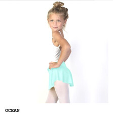 Bullet Pointe Pull on Dance Skirt - Color "Ocean" - Kids XS Jr. -  NWT
