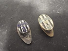 2 vintage  FC Juventus buttonhole or  lapel badges Italy Soccer Football club