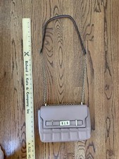 Nine West Quilted Crossbody Bag - Dressy - Blush Pink Chain Shoulder Crossbody