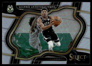 Giannis Antetokounmpo Silver Prizm Courtside 2022-23 Panini Select #261 NBA Card