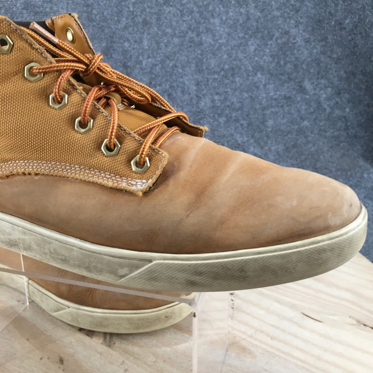 Timberland Mens Groveton 9463B Tan Lace Up Round Toe Ankle Chukka Boots Size 11 Timberland Boots Mens 11.5 Groveton Ankle Bootie Brown Lace  main image 3