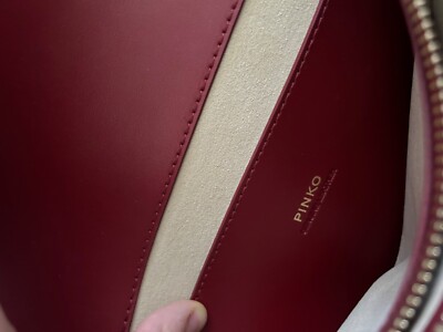 Borsa pinko bordeaux usata grande dimensioni 27x16 circa