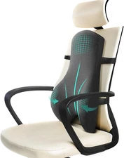 Respaldo largo para silla de oficina con soporte completo