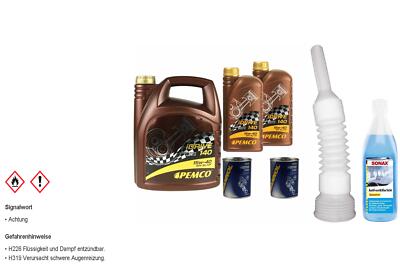 7L PEMCO Motoröl iDRIVE 140 15W-40 API SL/CF inkl. Additiv Auslaufschlauch