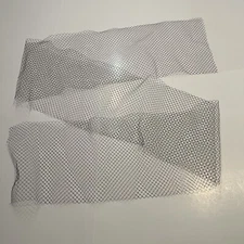 Vintage Millinery Hat Mesh Fabric See Through Big Hole Fish Net Veil 9” x 80”