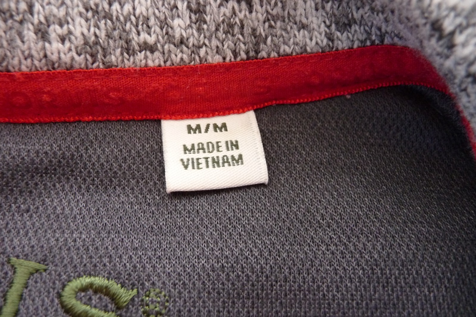 Orvis Vest M Fleece Sweater Full Zip Fly Fishing Sleeveless Jacket Gray Unisex image 5