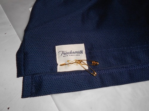 TRACKSMITH NEW ENGLAND Women’s VAN CORTLANDT SINGLET Medium M Navy/Ivory NWT - Picture 8 of 11