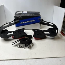 Exustar Adaptors For Clip-In Pedals, Model E-SL02A-1 Toe Cage And Straps Include