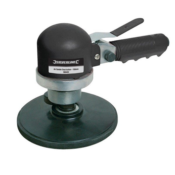 Druckluft Doppelfunktionsschleifer Exzenter-Schleifer Poliermaschine 150Mm Neu-image