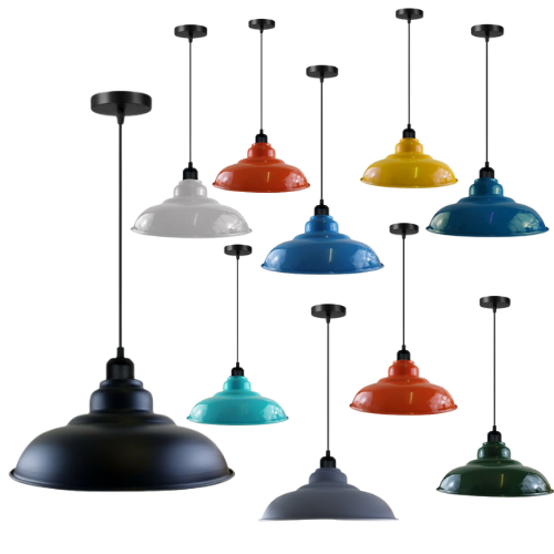 Retro Deckenlampe Vintage-Leuchte Pendelleuchte Hängelampe Industrie Design E27 - Bild 1 von 34