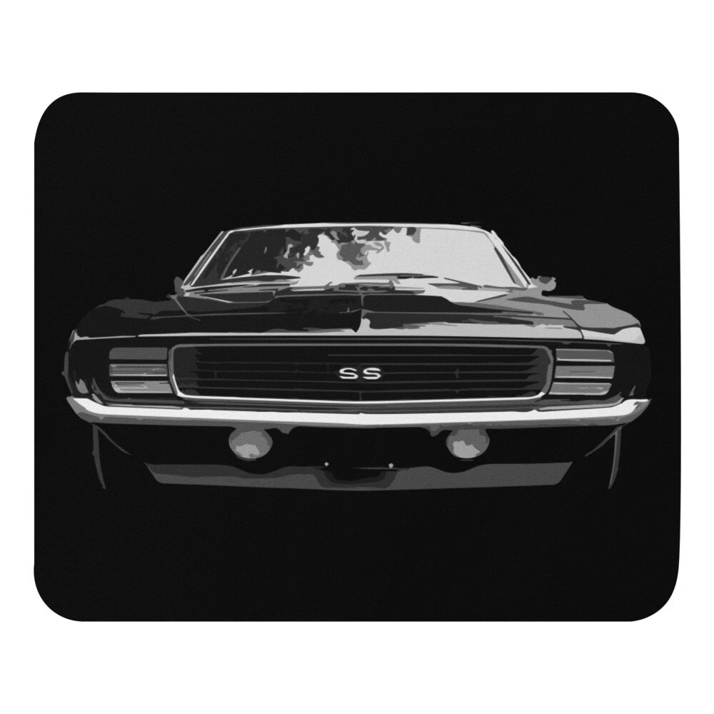 Tapis de souris avant noir vintage Camaro SS