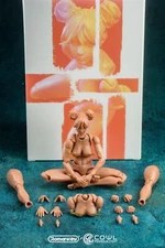 Romankey X COWL 1/12 Female Joint Body Suntan Super Mobile Girl 6" Action Figure
