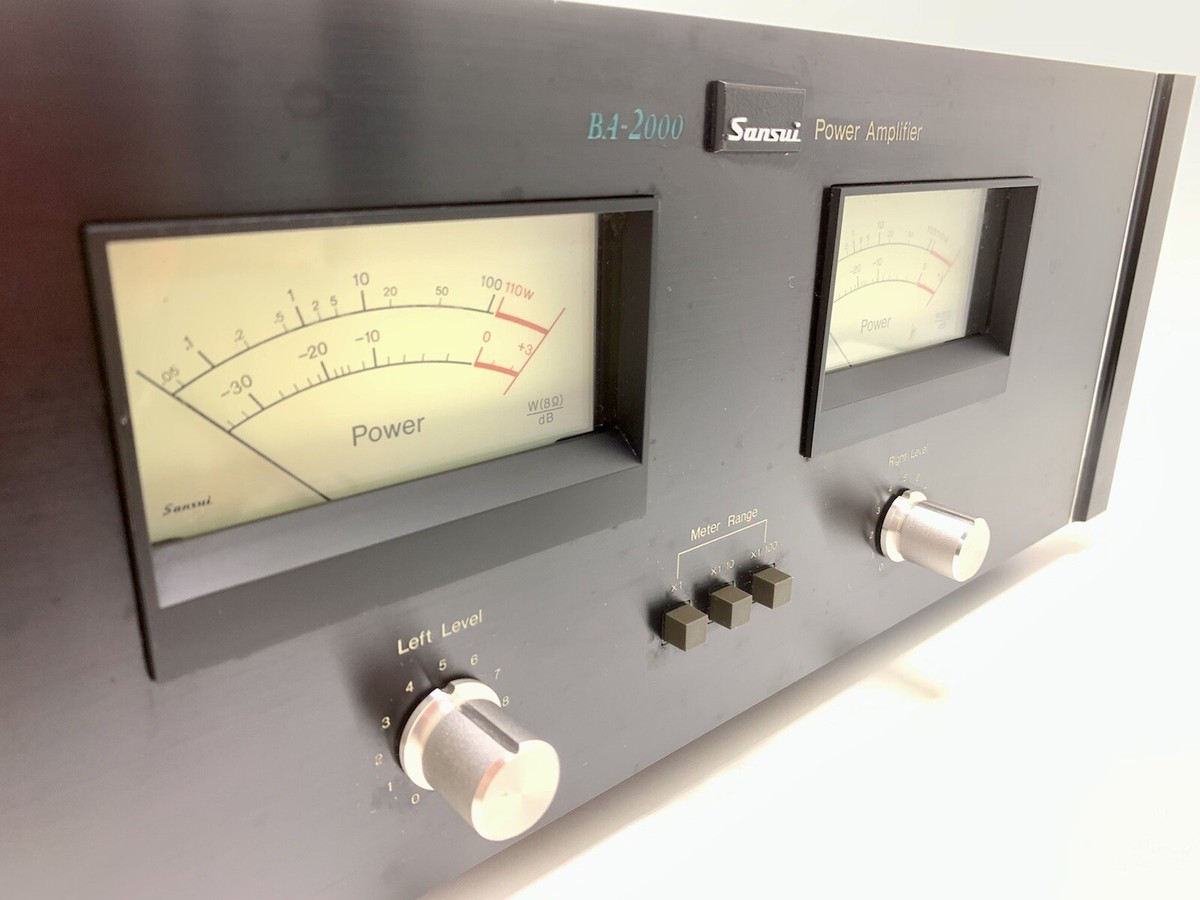 サンスイ　BA-2000 パワーアンプ BA-2000で聴く 47年前の製品 パワーアンプ PowerAmplifier