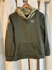 Nike New England Patriots Youth Large Hoodie Salute to Service Green USA stain