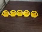 Vintage Fisher Price little people 5 yellow chairs for Again4257 ONLY!
