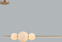 Moderne Gold HäNgeleuchten 1X48W/Led 4800Lm IP20 3000K Neu