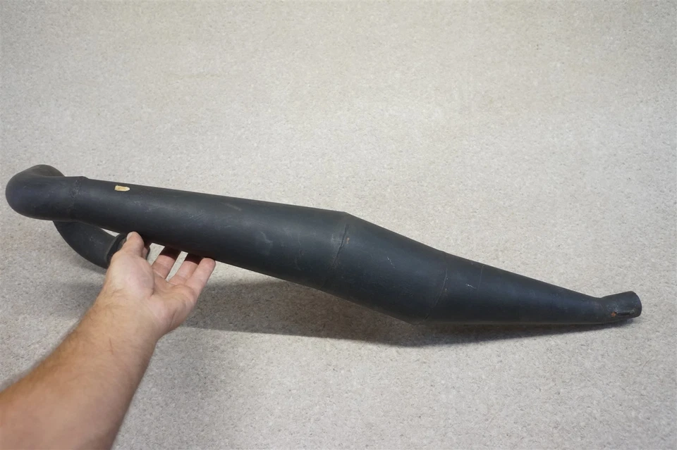 1974 74 Yamaha DT360 DT 360 Exhaust Header Pipe  - Image 4 of 4