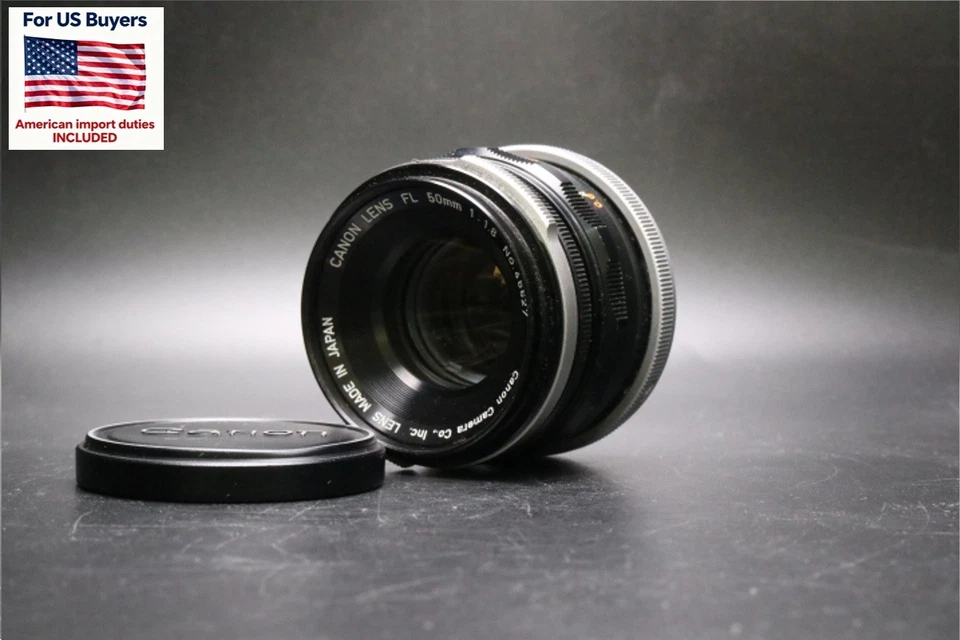 🎬 [Near MINT] Canon FL 50mm f1.8 MF Standard Prime Lens From JAPAN - Image 1 of 4