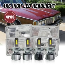 4x6 Inch Square Led Headlight Set For 1978-1985 Chevy Monte Carlo Caprice Pair 4x6 Inch Square Led Headlight Set For 1978-1985 Chevy Monte Carlo Caprice Pair