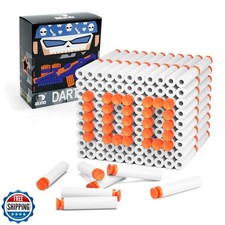 EKIND 100 Pcs Suction Darts Refill Pack Foam Bullet Compatible for NERF N-Str