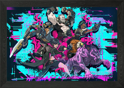 Gerahmtes Wandbild Poster Leinwanddruck Bild Vault Hunters zusammenbauen
