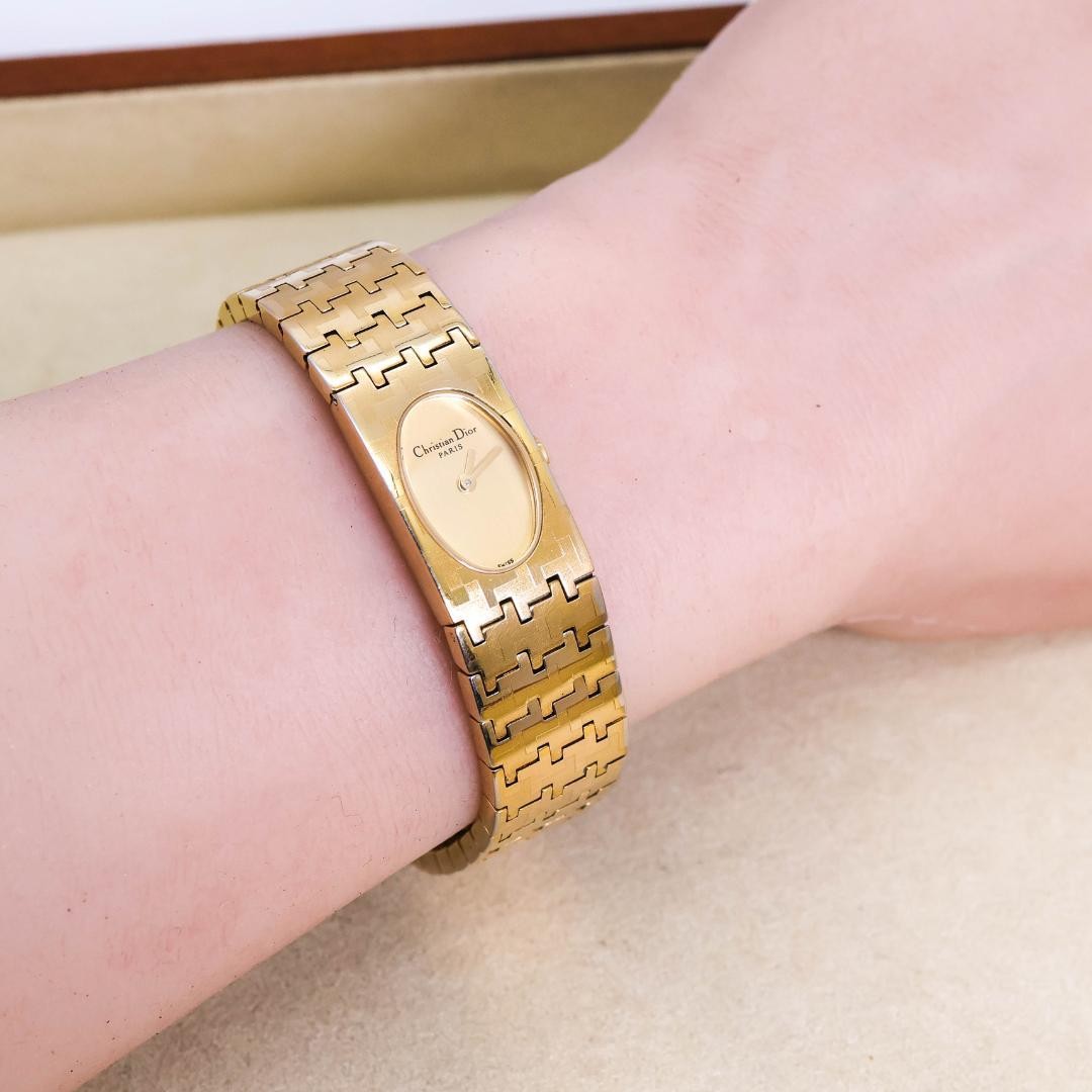 Christian Dior Miss Dior D70-150 Wristwatch Watch Gold Stainless