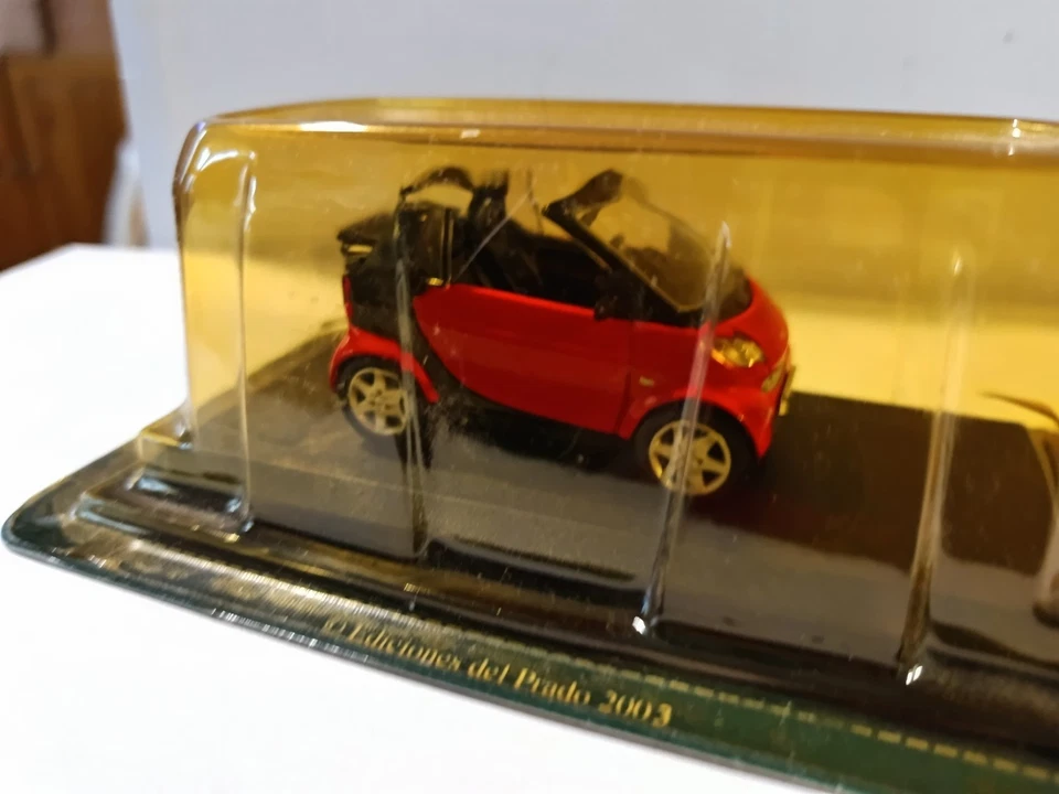 1/43 SMART CITY CABRIO ROUGE DEL PRADO SOUS BLISTER - Photo 4/4