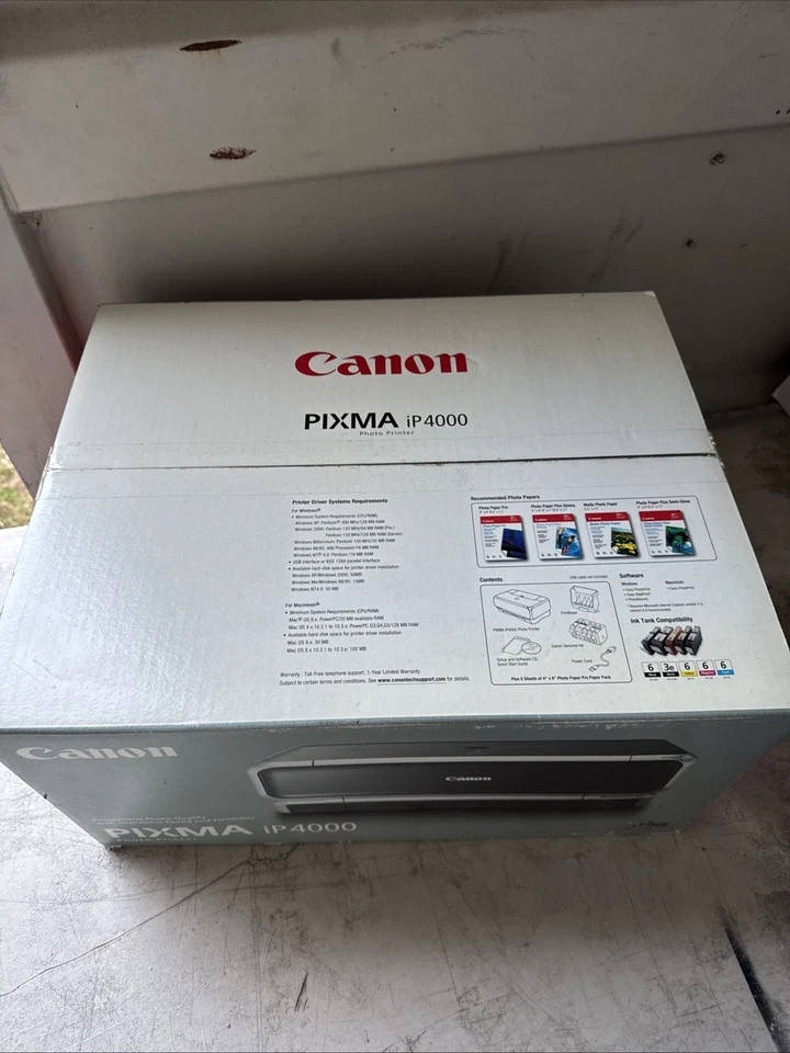 CANON iP4000 Photo Inkjet Printer BRAND NEW IN ORIGINAL BOX SEALED - Image 3 of 4