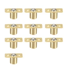 Door Cabinet Closet Drawer 9.5mm Shaft Dia Brass Ball Catch Latch Catcher 10 Set