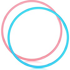 2 Pcs Toy Hoop Exercise Hoop Detachable Adjustable Plastic Hoops Playground