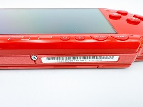 Sony PSP-2000 Console Deep Red Region free Rare w/adapter, battery - Excellent