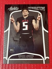 2022 Absolute Introductions Drake London Rc Rookie No. INT-6