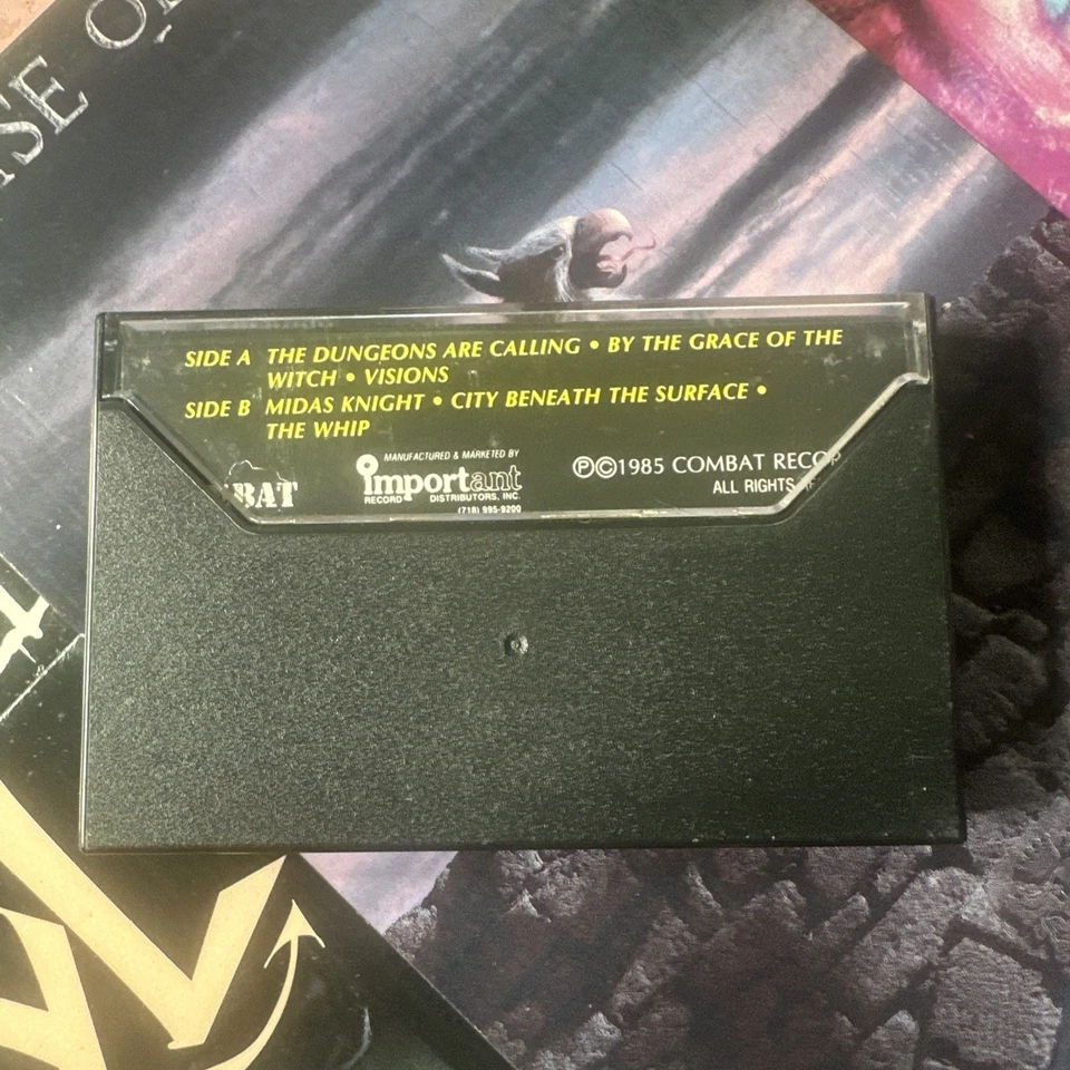 Savatage - The Dungeons Are Calling Vintage Cassette Tape 1985 First US Press - Image 2 of 4