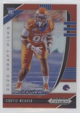 2020 Panini Prizm Draft Picks Rookies Red Curtis Weaver #166 6f5