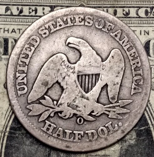 1858-O Seated Liberty Half Dollar
