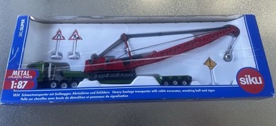 HEAVY HAULAGE TRANSPORTER & LIEBHERR CABLE EXCAVATOR 1/87 (HO) BY