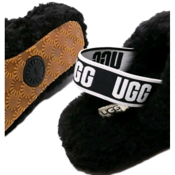 SAOLA NUOVE pantofole Ugg Slide Fluff Yeah slide suola in gomma accoglienti trending 9
